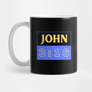 Bible Verse John 3:16 | Christian Mug